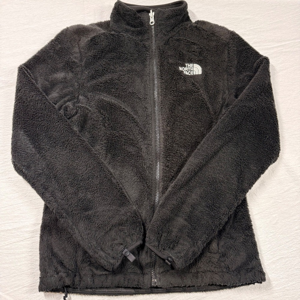 The North Face Osito Full Zip Jacket XS Black High Pile Fleece Ultra Soft